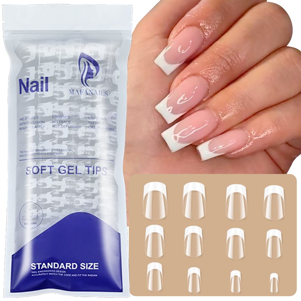 120개/봉투 투명 프렌치 코핀 프레스온 네일 짧은 발 - Nail Art Wedding 리뷰 및 가격