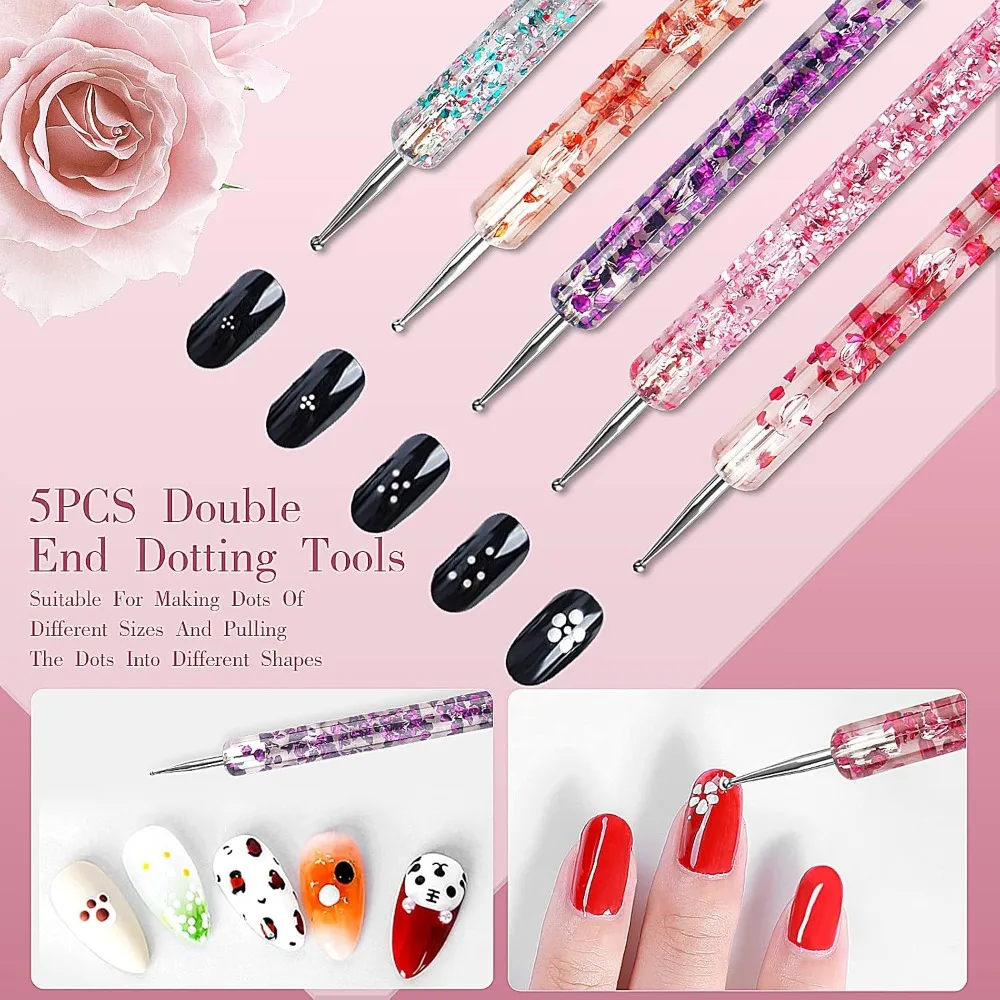 32개 네일 아트 브러쉬, 아크릴 브러쉬, 초보자를 위 - Nail Art Dotting Tool 리뷰 및 가격