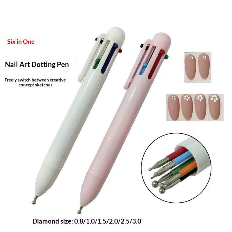 6 in 1 크리스탈 펜슬 픽업 펜 DIY 네일 도팅  - Nail Art Dotting Tool 리뷰 및 가격