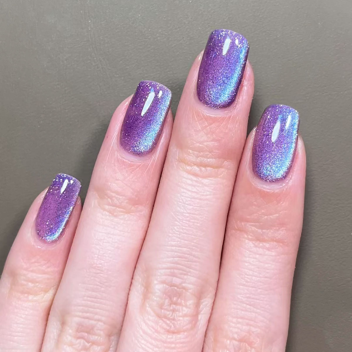 여성용 짧은 사각형 발레 가짜 손톱, 반짝이 녹색 파란 - Nail Art Pink Cat Eye 리뷰 및 가격