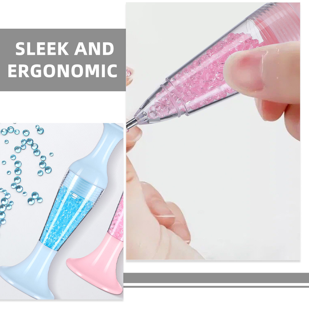 2개입 다이아몬드 아트 펜 꽃병 모양 정밀 드릴 펜 네 - Nail Art Dotting Tool 리뷰 및 가격