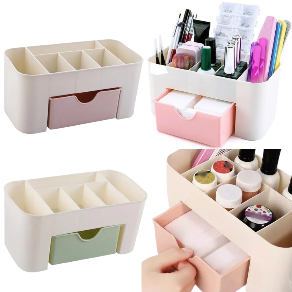 네일 아트 주최자 데스크탑 서랍 화장품 보관 상자 메이 - Nail Art Kaki 리뷰 및 가격
