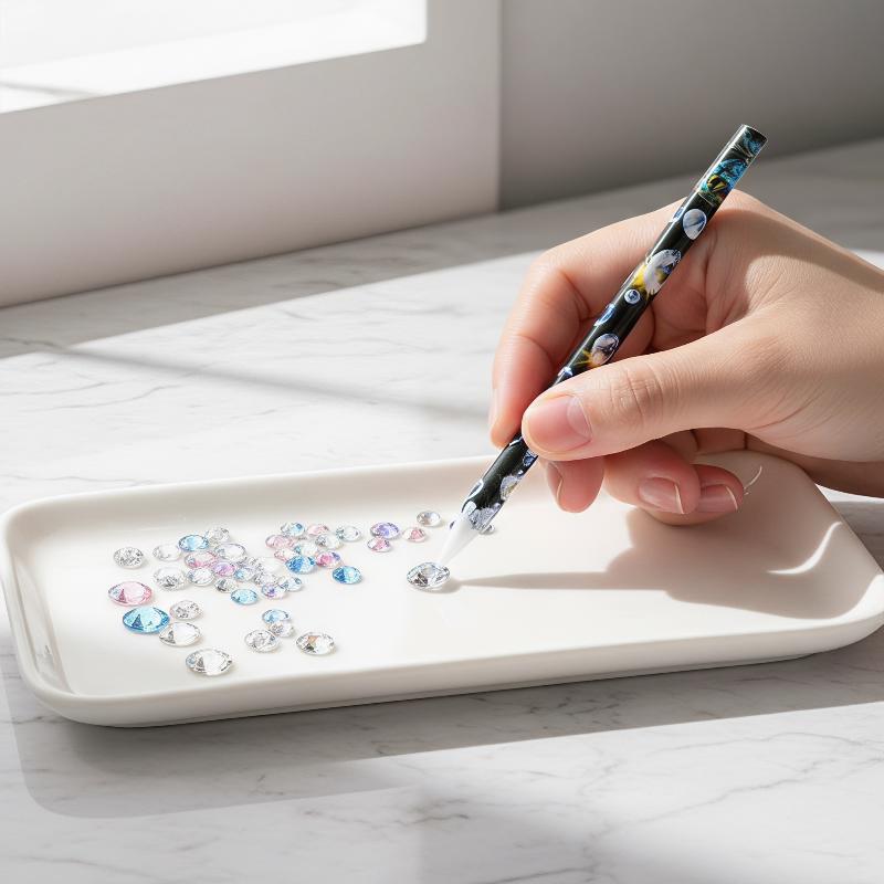 네일 아트 도팅 펜슬 1개 왁스 라인스톤 픽커 도구 3 - Nail Art Dotting Tool 리뷰 및 가격